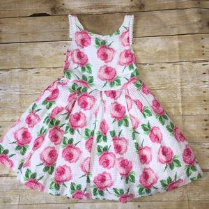 Janie and Jack Textured Rose Dress
